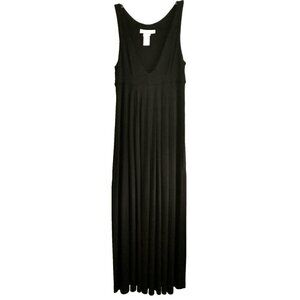 Karen Alexander Boston Proper Womens Maxi Dress Jet Black Sleeveless - Size 2